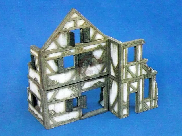 Verlinden 1/35 German Old City 3-Story Building Section WWII - 1016 - NOS Verlinden 1/35 German Old City 3-Story Building Section WWII - 1016 - NOS