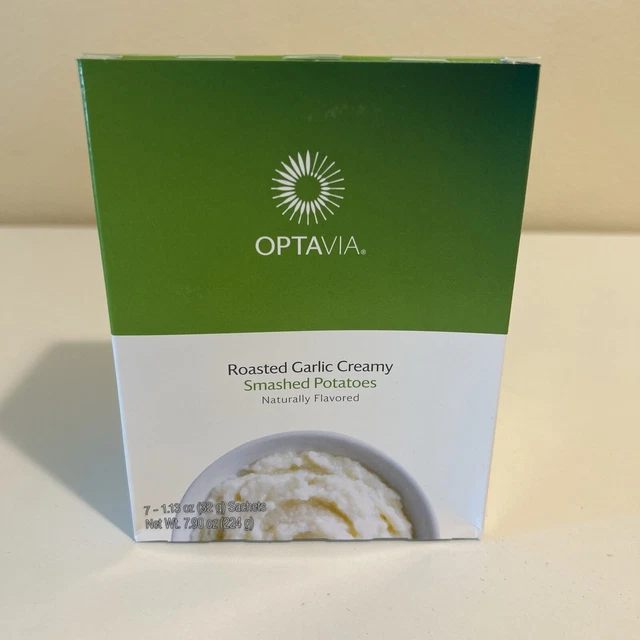 Puré de papas de ajo tostado OPTAVIA - 7 combustibles NUEVO CADUCADO 23/07/2022