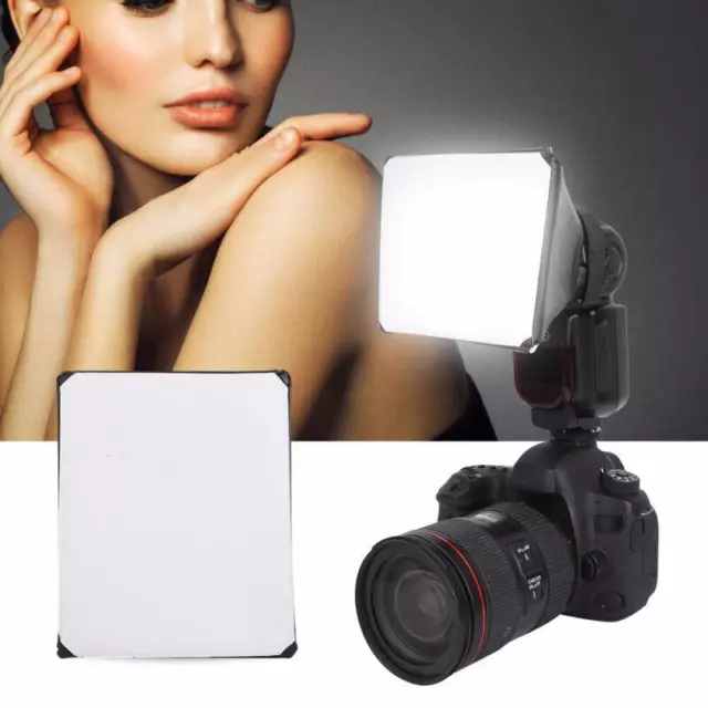 Compact Softbox Diffuser for Flash Speedlight Photography 10x13cm Portable
