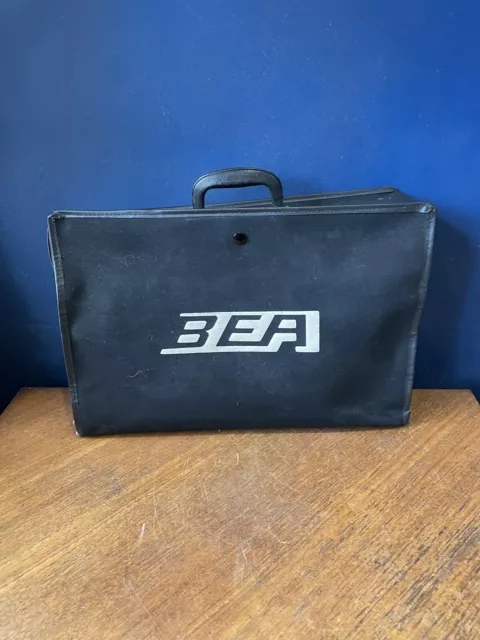 Vintage British European Airways travel case