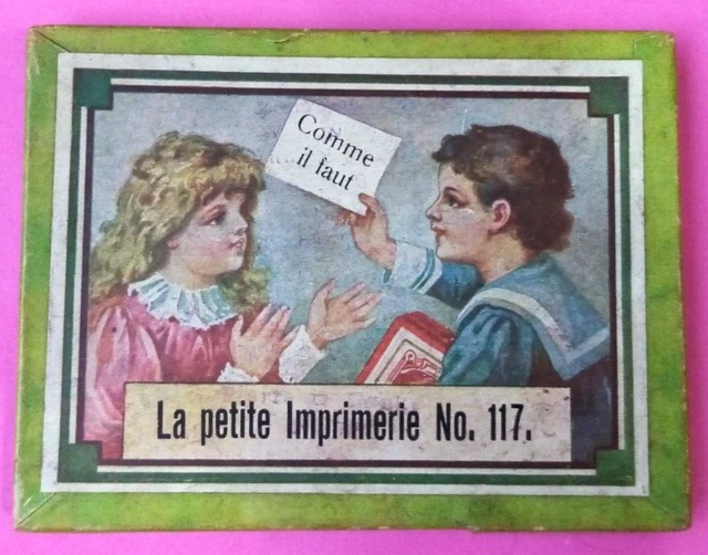 Grand Puzzle Historique Gauthier C.1845 42x32 Cm - XIXe Siècle Jouet Ancien