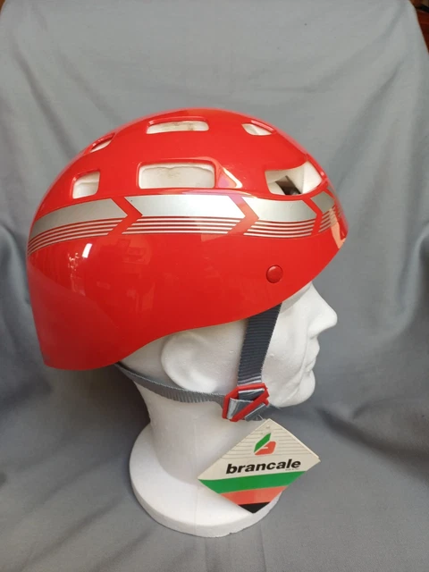 Casque de vélo vintage blanc en cuir reproduction années 60-70 LEROICA