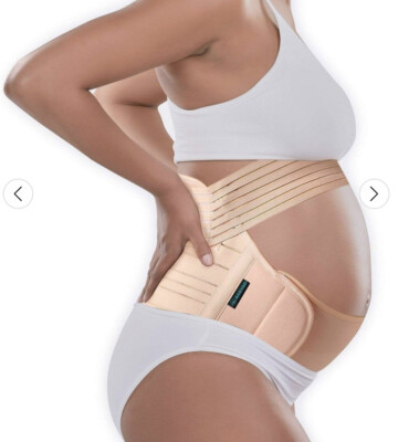 Babygo Donna Nude Elastico Stretch PGP Gravidanza Supporto Pancia Cintura UK x-Large 