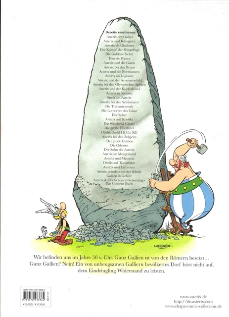 ASTERIX & OBELIXfeiern Geburtstag Das goldene Buch neuwertig