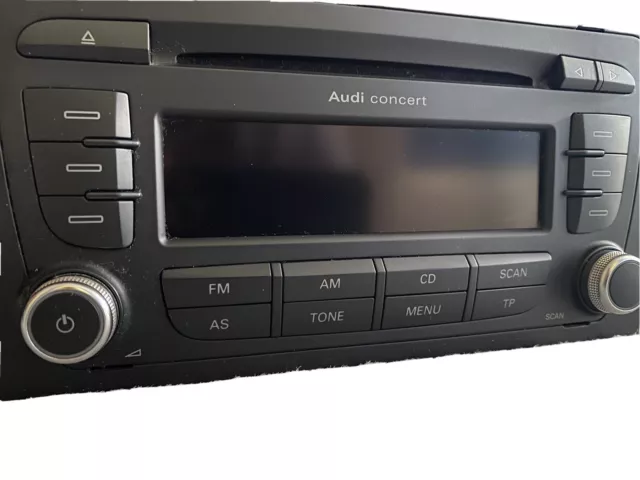 Audi A3 8P Facelift Auto Radio Concert II+ 2 Din CD MP3 8P0035186P