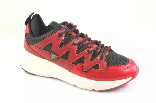 Guess Men's Tane Low-Top Sneakers Dark Red Size 8.5 M