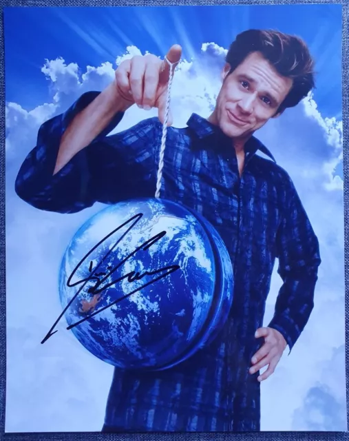 Jim Carrey Hand Signed Autograph Photo COA 8x10 Actor Comedian Bruce Almighty