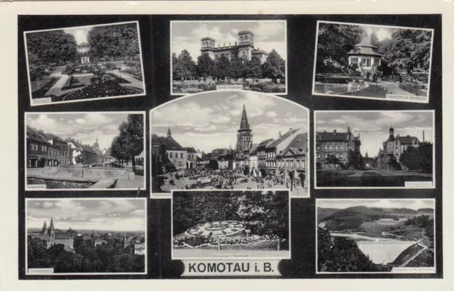 Komotau Chomutov AK uralt Mehrbild Ceska Tschechien 2405075