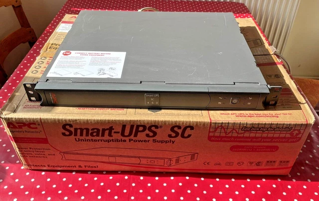 APC Smart-UPS SC450 (450 VA) Line interactive Rack Mounted 450RMI1U APC Smart-UPS SC450 (450 VA) Line interactive Rack Mounted 450RMI1U