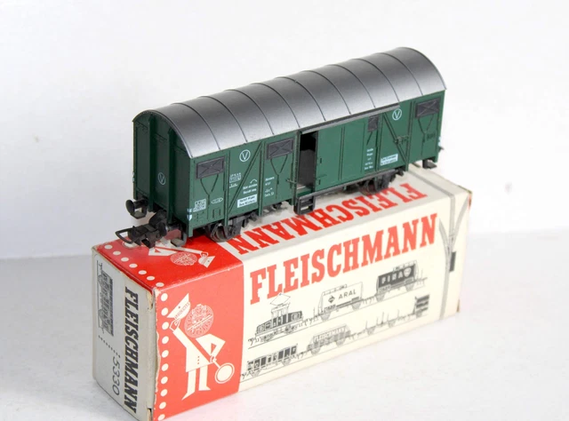 FLEISCHMANN 5597 HO - Wagon grue 90T Krupp ep III DB - Fleischmann