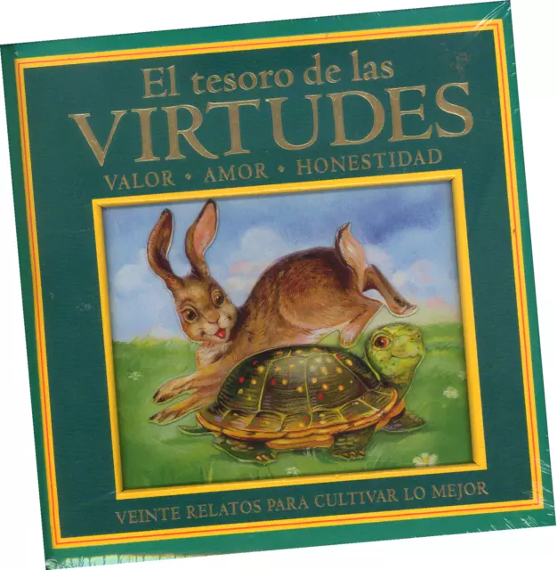 Libro De Cuentos "El Tesoro De Las Virtudes",  En Español