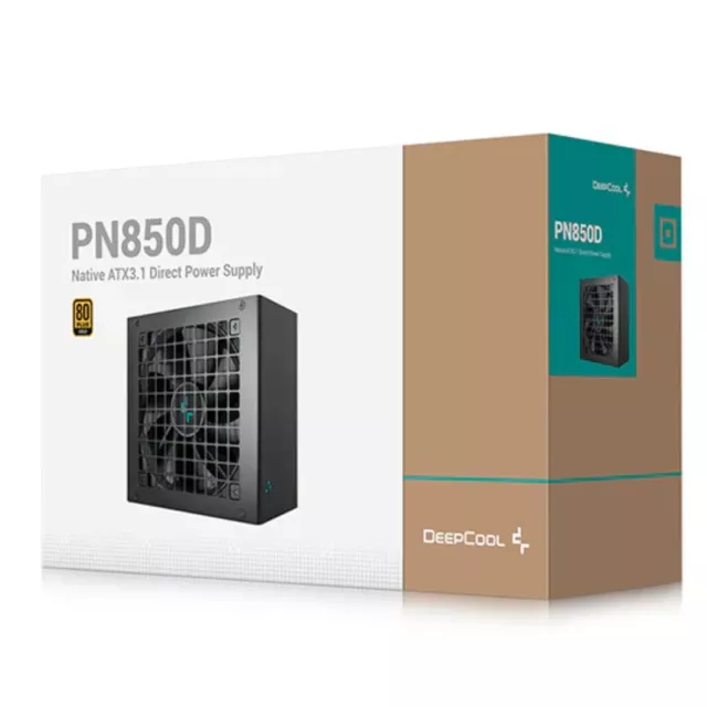 DeepCool PN850D 850W 80+ Gold Certified Non-Modular ATX Power Supply (Direct ...