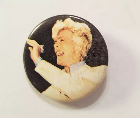 DAVID BOWIE Button Pinback 1983 Modern Love Vintage Badge New Wave RARE