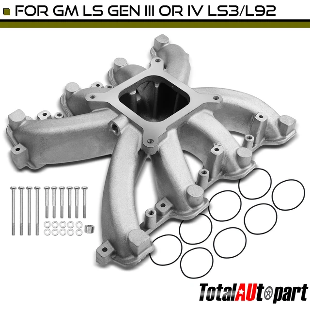SINGLE PLANE CARB Intake Manifold for GM LS Gen III or IV LS3 / L92