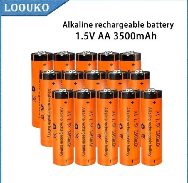 AA 1.5 3500 mAh Alkaline Rechargeable  4×Batteries  avail - For Cordless Phones