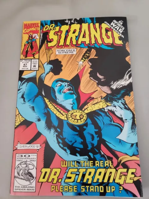 Marvel Comic Dr Strange An Infinity War Crossover  1992 #47