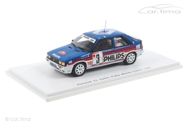 Rallye Monte Carlo 1987 Jean Ragnotti / P.Thimonier Renault 11 Turbo 2nd place Gr.A 6/7 - 6th place O/A