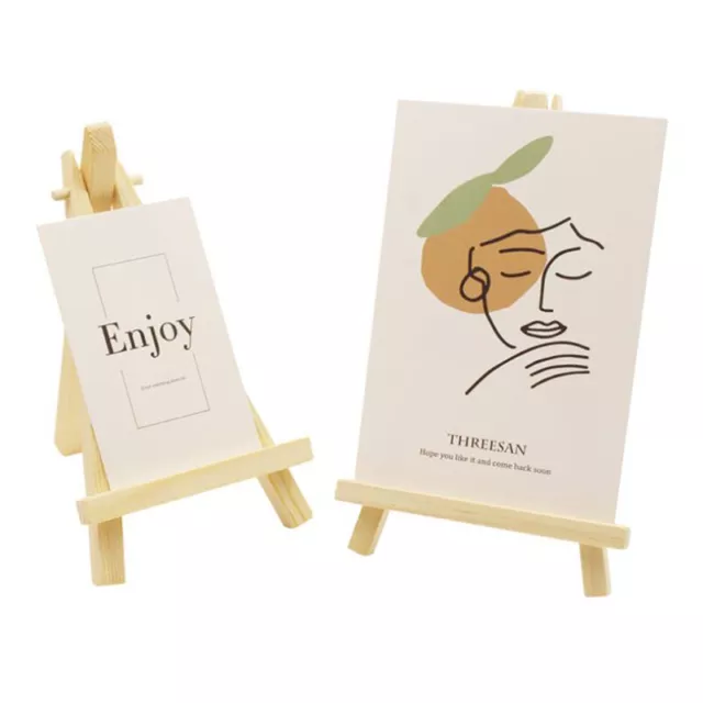 Mini Wooden Tripod Easel Display Painting Stand Card Canvas Picture Frame Eas&XI 2