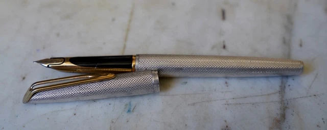 Stylo Plume Waterman Ici & Là - Laque Verte Et Chrome, Occasion, Belle Pièce