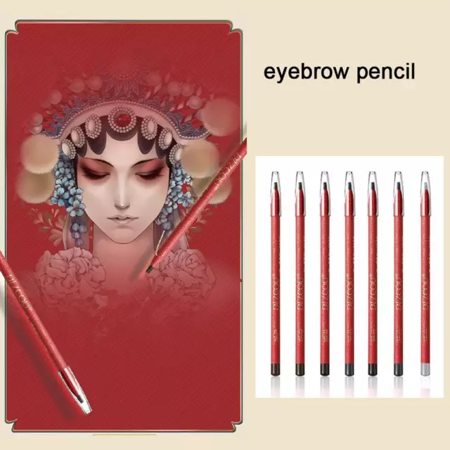 Eyebrow Pencil Eye Brow Eyeliner Pen Makeup Waterproof Long-Lasting Tattoo  B2U6