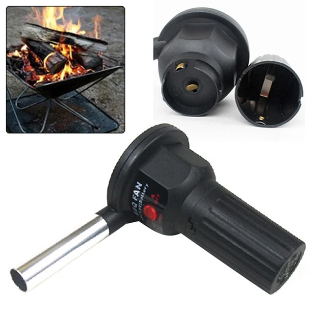 Ventilateur Électrique Portable Pour Barbecue - Souffleur Allume-Feu Puissant Pour Camping Et Pique-Nique