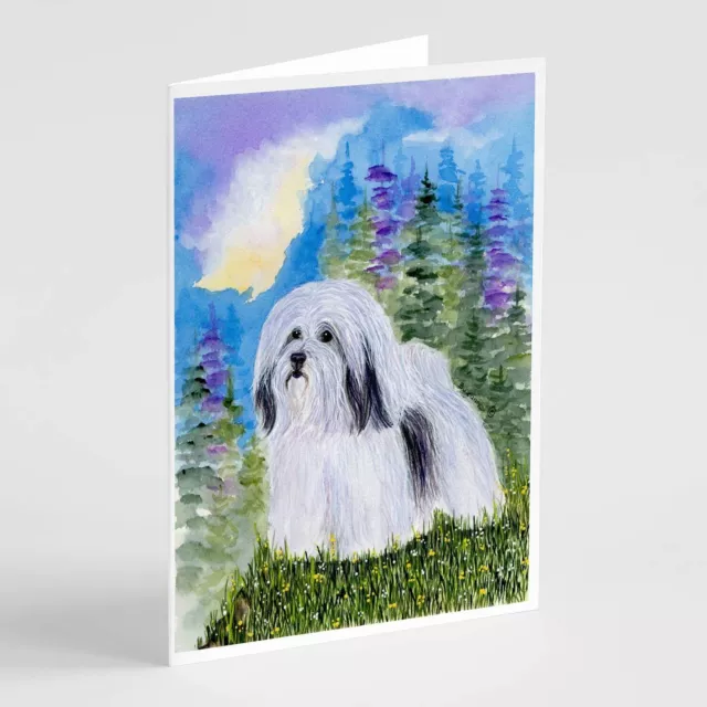 Havanese Greeting Cards and Envelopes Pack of 8 SS1034GCA7P