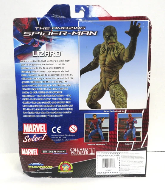 Marvel Select: Amazing Spider-Man Lizard Figure (2012) Diamond New 2