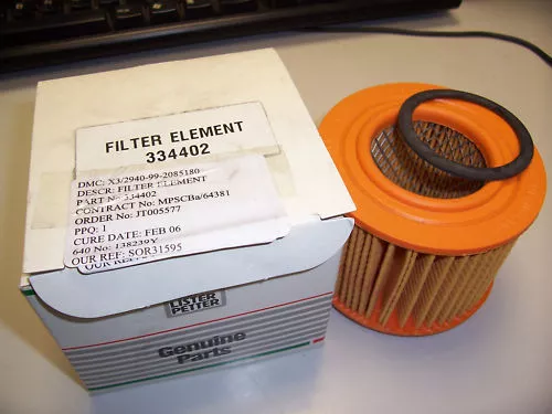 Lister Petter 334402 Filter Element - New in Box