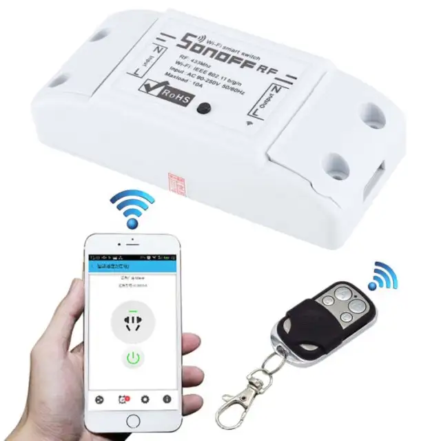 Sonoff 433MHz DIY Wifi Smart Télécommande sans Fil Minuteur Module Interrupteur*