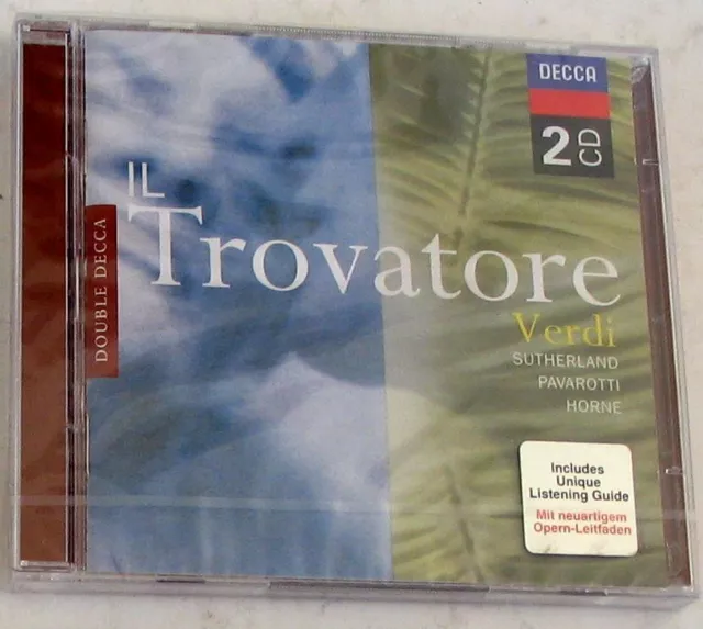 IL TROVATORE - SUTHERLAND / PAVAROTTI - BONYNGE - Double CD Sigillato