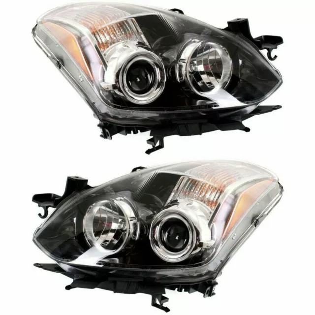 New Set Of 2 LH & RH Halogen Head Lamp Assembly For 2010-2013 Nissan Altima Capa