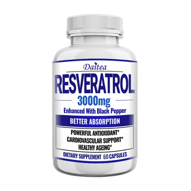 RESVERATROLO Da 30 a 120 capsule 1000 mg - Optima Naturals