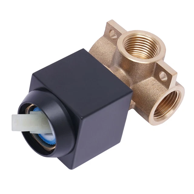 SINGLEFUNCTION SHOWER MIXING Valve Black Copper Faucet Shower Handle