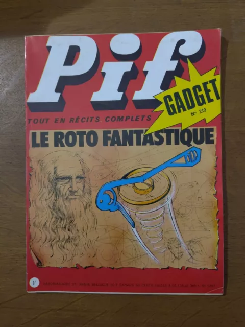 Pif gadget n°219 hebdomadaire V.F (sans le gadget) - Mai 1973