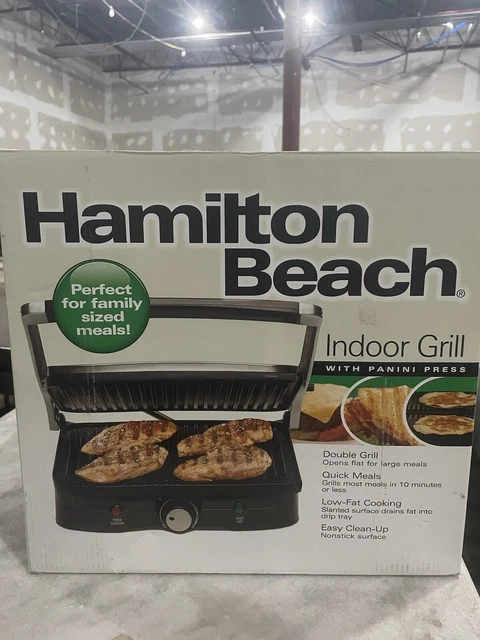 Indoor Grill With Panini Press Brand New!
