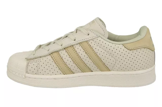 Adidas Originals Enfants Superstar Fashion C, Beige Neuf