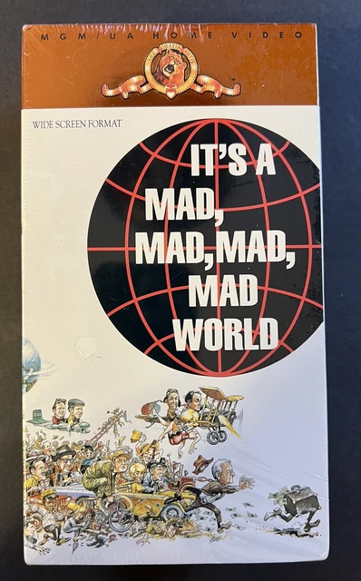 ITS A MAD, Mad, Mad, Mad World (VHS, 1991, 2-Tape Set, Restored Version ...