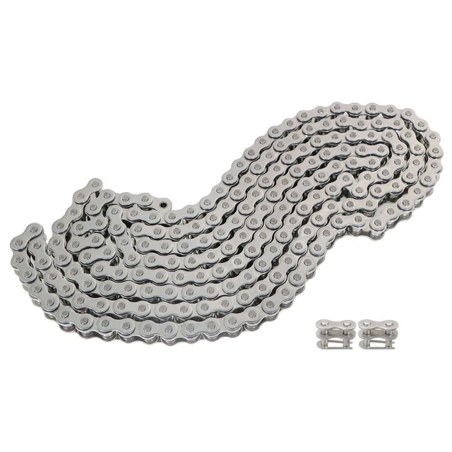 #50Ss Stainless Steel Roller Chain X 10 Feet + 2 Free Connecting Links New