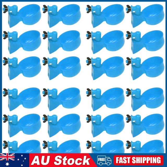 6pcs Poultry Automatic Drinking Bowl Hanging Chicken Duck Water Dispensers