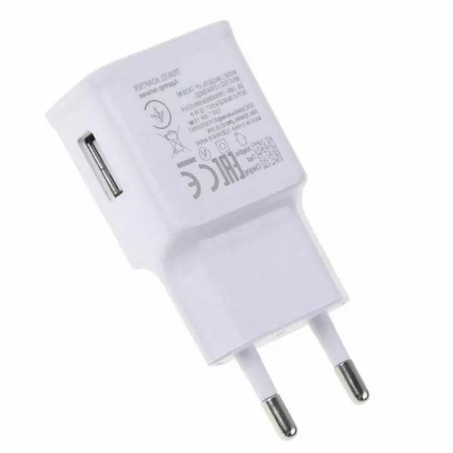 Chargeur Rapide Fast pour Samsung Galaxy S8 Plus Prise USB + Câble Modèle C 2