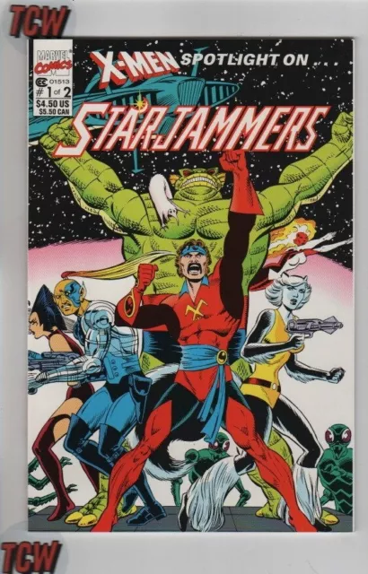 1990 Marvel Comics: X-Men Spotlight On Starjammers #1 Comic. Box.6@73