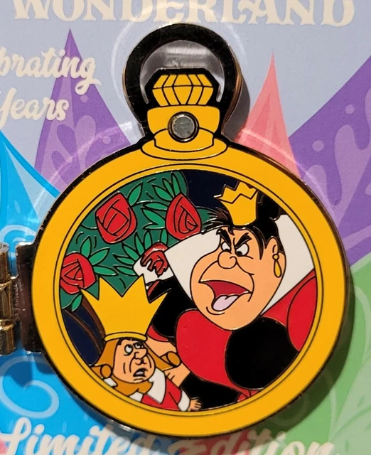 DISNEY ALICE IN Wonderland 70th Anniversary Queen Of Hearts Pin LE 4000 ...