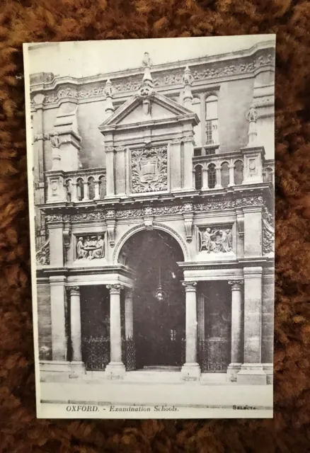 Vintage Postcard. Examination Schools. Oxford. (￼AA)