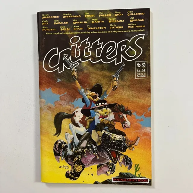Critters 50 1St Appearance Johnny Depp In A Comic Book (1990, Fantagraphics)