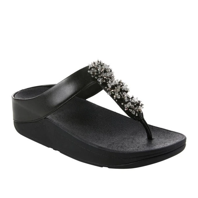 FitFlop Galaxy Toe-Thong Sandal - Black - Size 5 (EU36)