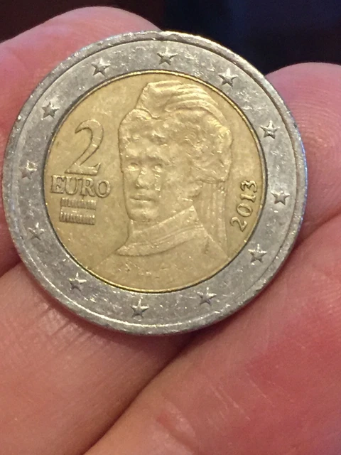 Pièce De 2 Euros Autriche 2023 – Erreur De Frappe – Monnaie Unique Rare Pour Collectionneur
