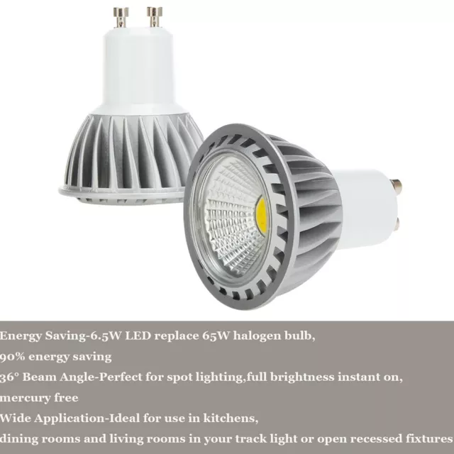 MR16 GU10 E27 15W LED COB Spotlight Bulbs Ultra Bright  Lamps Downlight 2