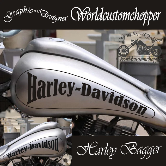 Adesivi Decal Stickers grafiche da serbatoio Harley Davidson