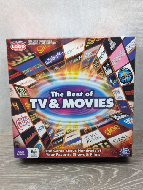 TV & Movie Trivia The Best of  Board Game New and Sealed Spin Master Family Game