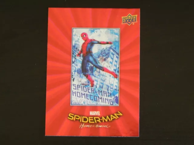 2017 UD Spider-Man Homecoming RED FOIL RB-50 Spider-Man WALMART EXCLUSIVES